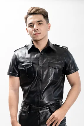 Leather Uniform Shirt