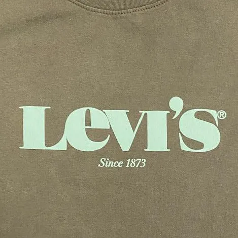 Levi's T-shirt in cotone da uomo 1873 161430295 verde militare