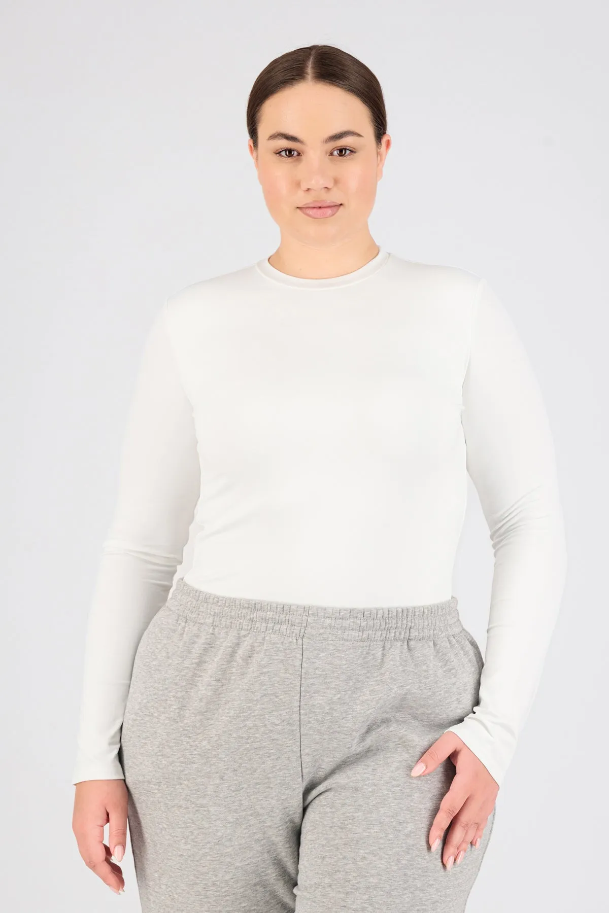 Long Sleeve Layer - White