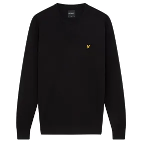 Lyle & Scott Branded Black Pull-over Jumper