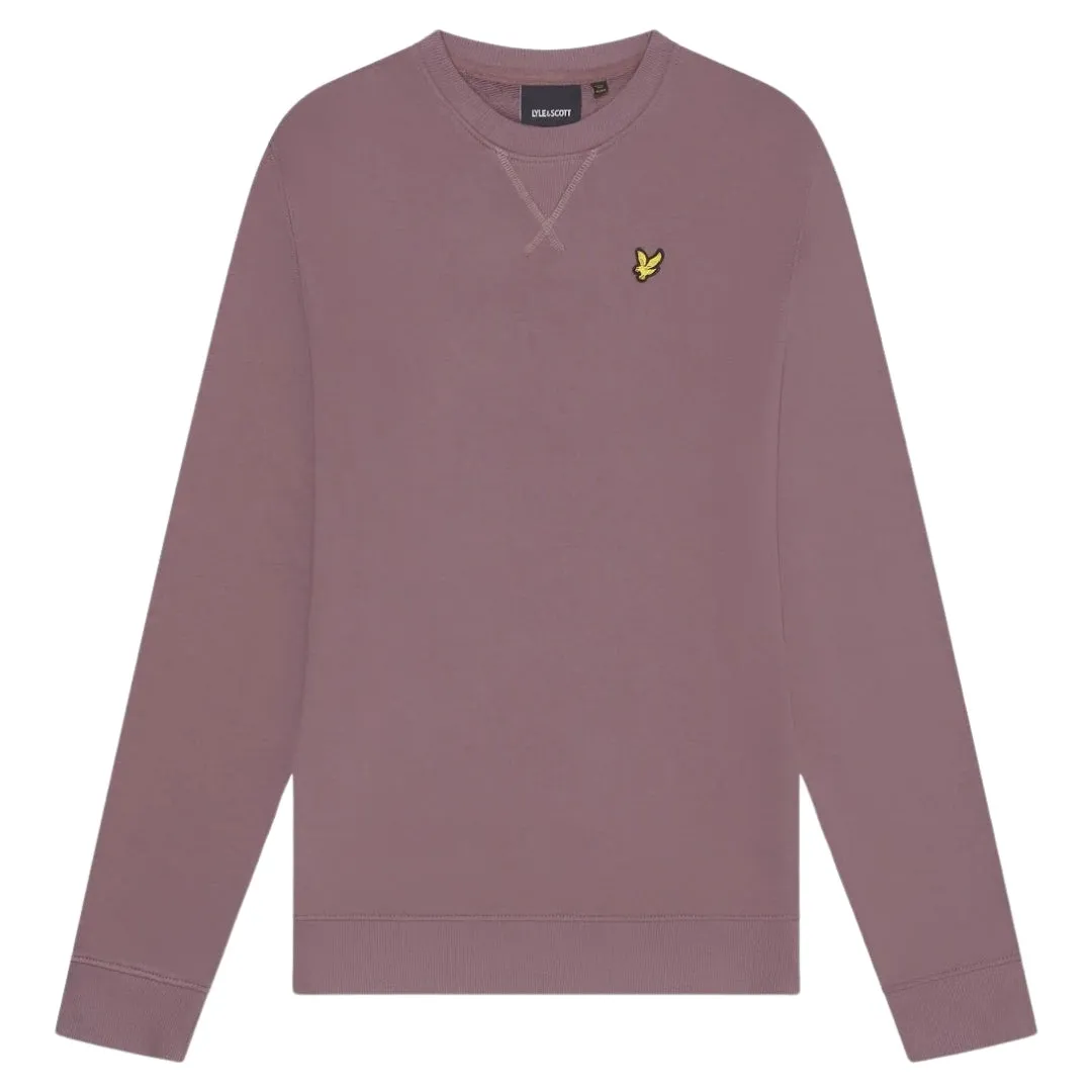 Lyle & Scott Branded Highland Mauve Purple Pull-over Sweatshirt