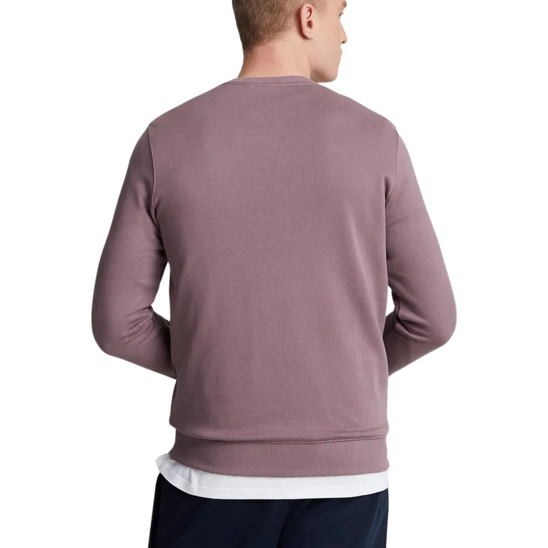 Lyle & Scott Branded Highland Mauve Purple Pull-over Sweatshirt