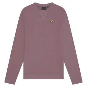 Lyle & Scott Branded Highland Mauve Purple Pull-over Sweatshirt