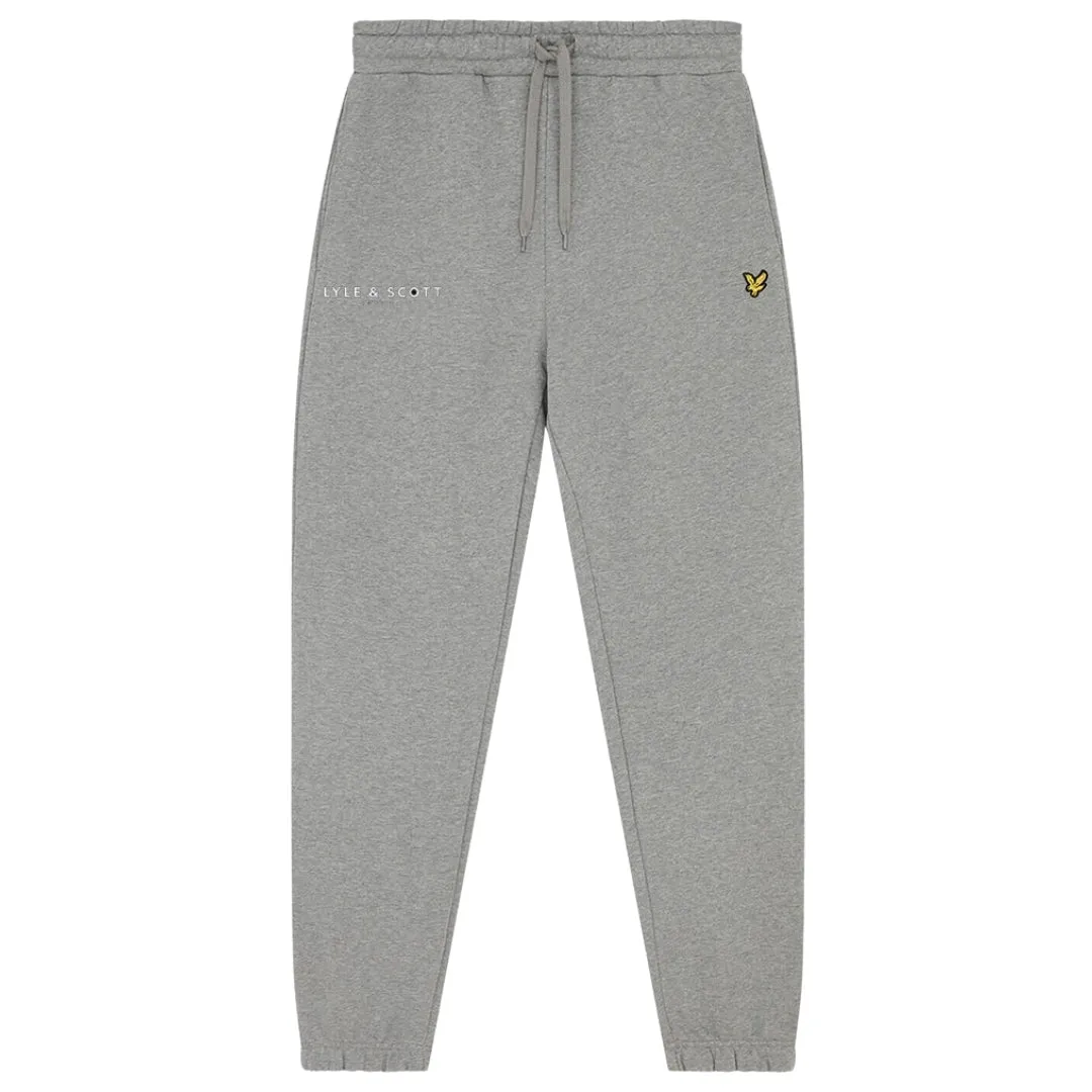 Lyle & Scott Co-ordinate Print Jet Grey Sweat Pants