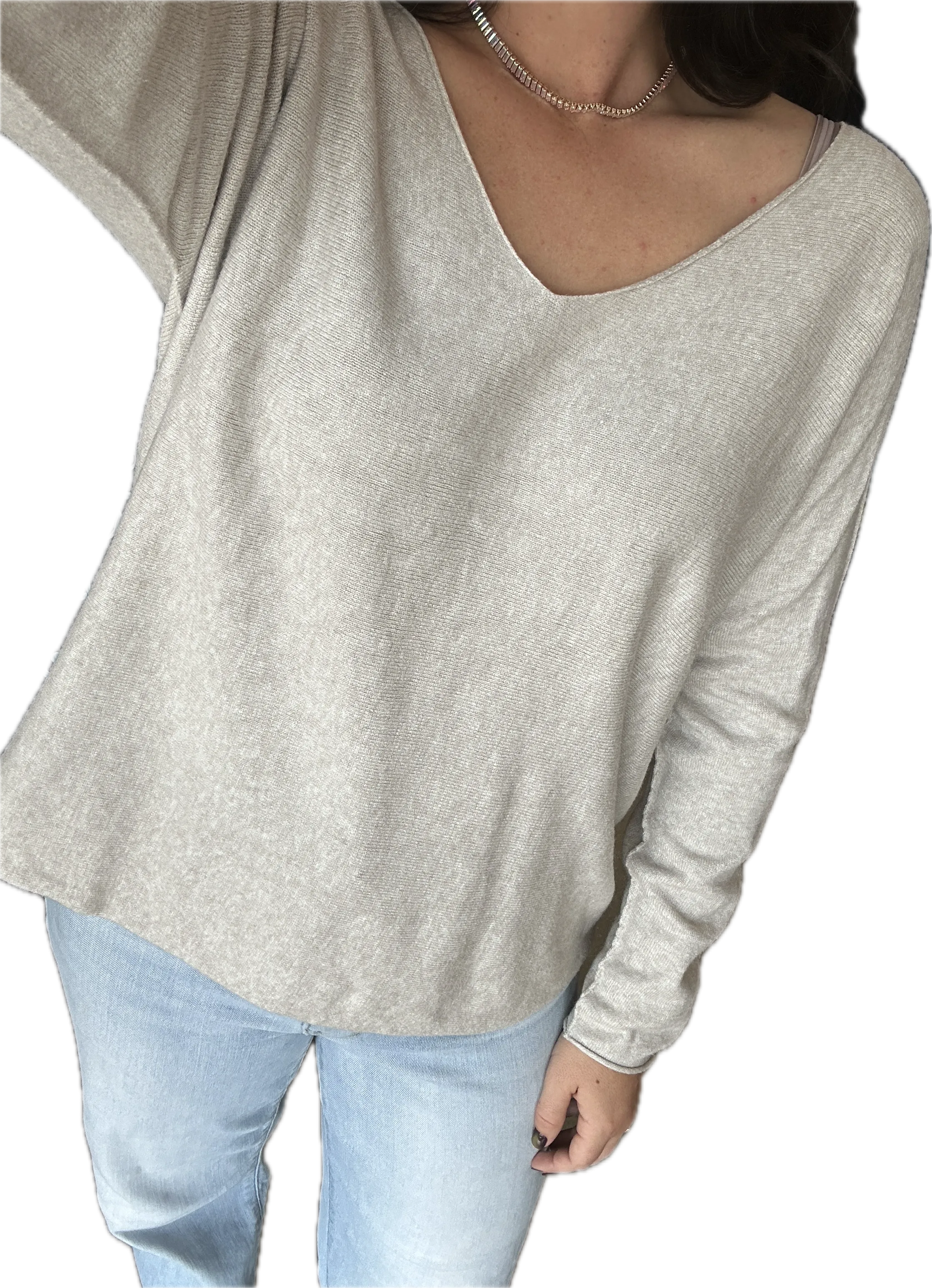 Made In Italy V-Neck Sweater