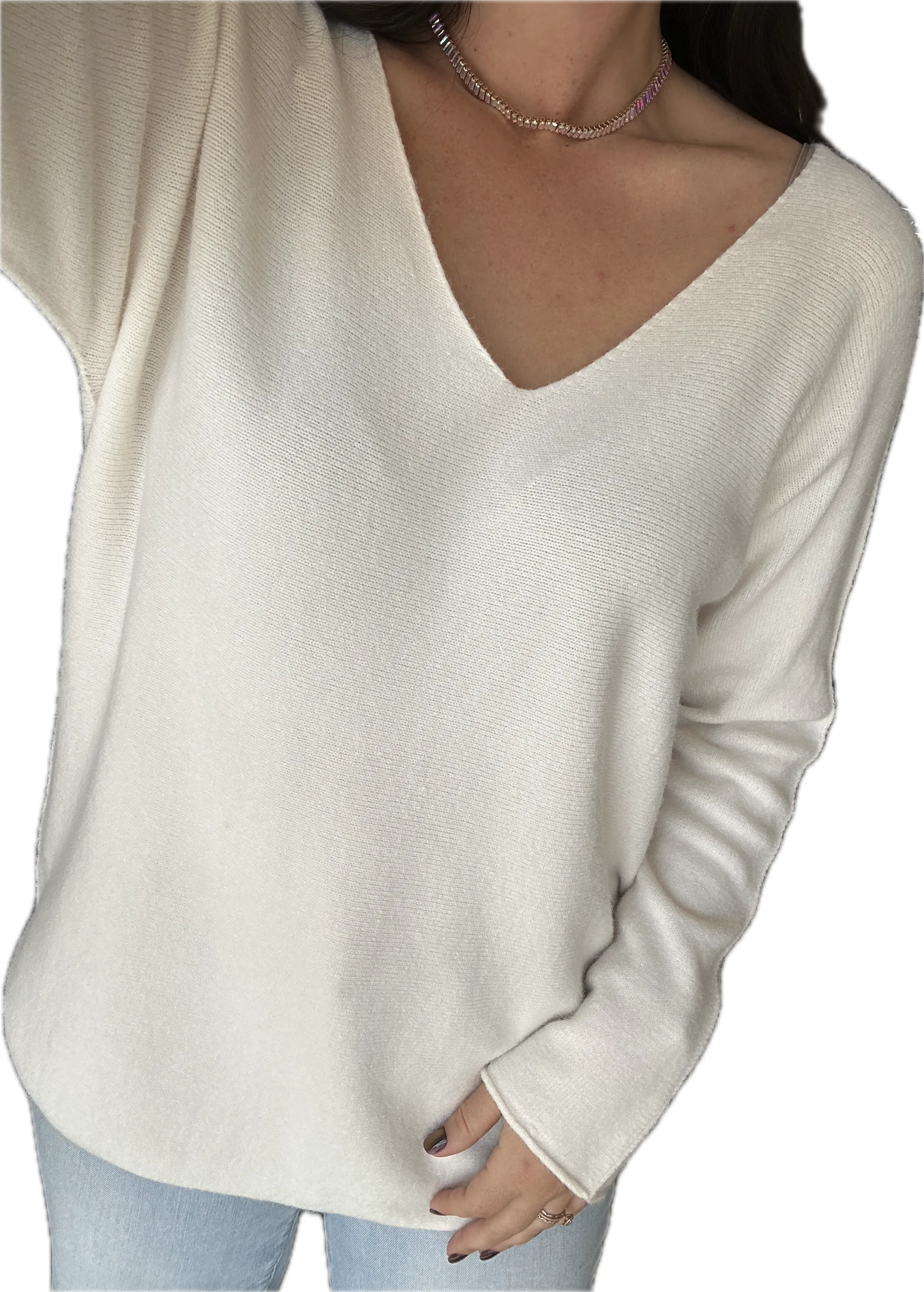 Made In Italy V-Neck Sweater