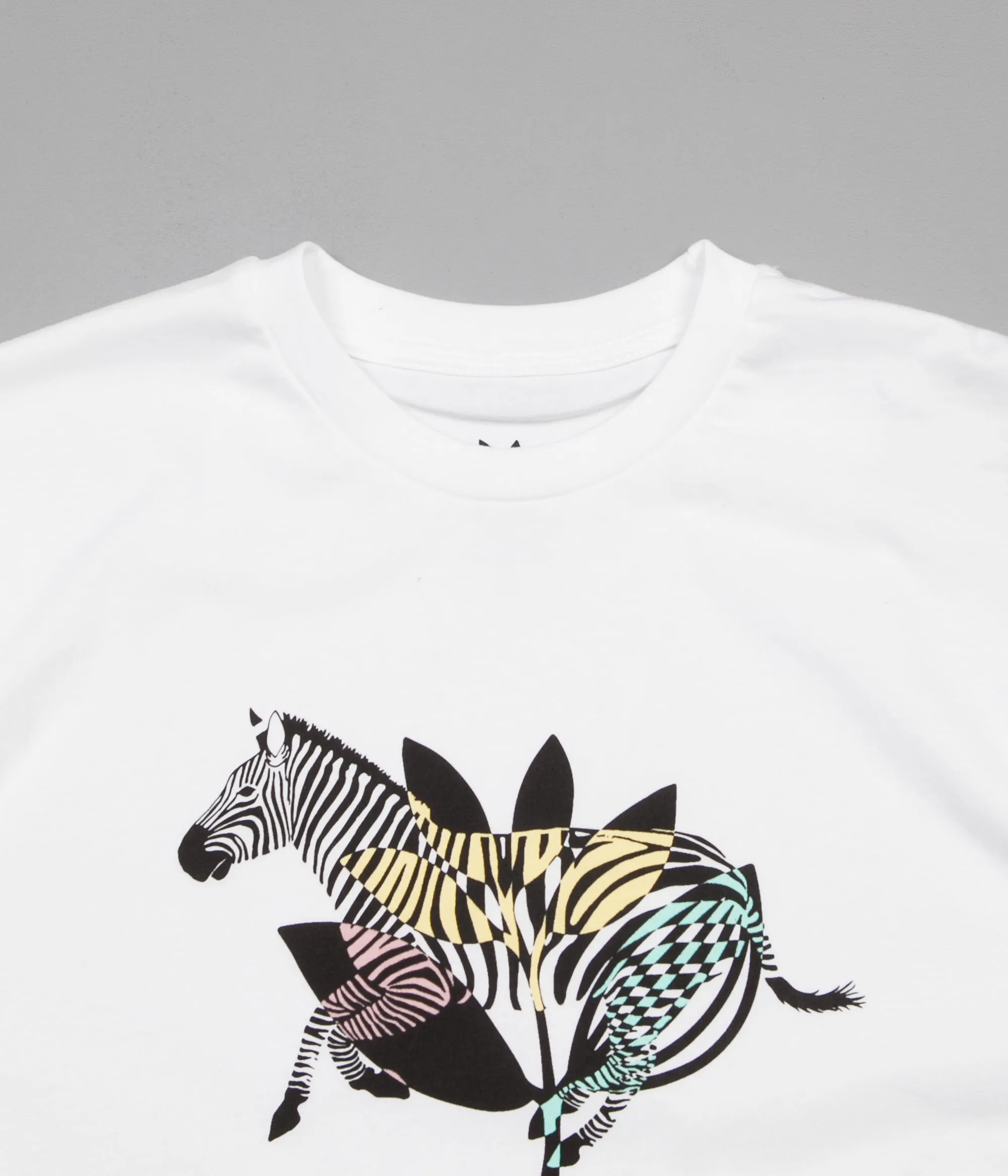 Magenta Zebra T-Shirt - White