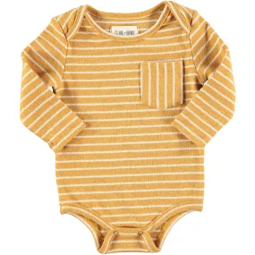 Me & Henry Bodysuit - Gold Stripe