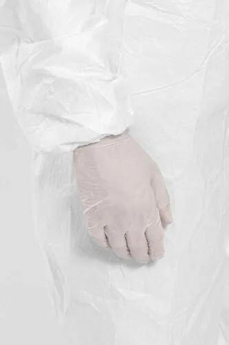 Medical Overall Gown Safety Disposable Coveralls White Protective Suit Premium