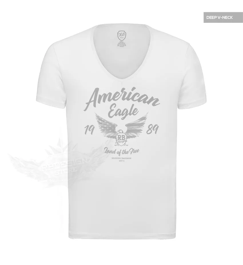 Mens T-shirt American Eagle MD960 Gray