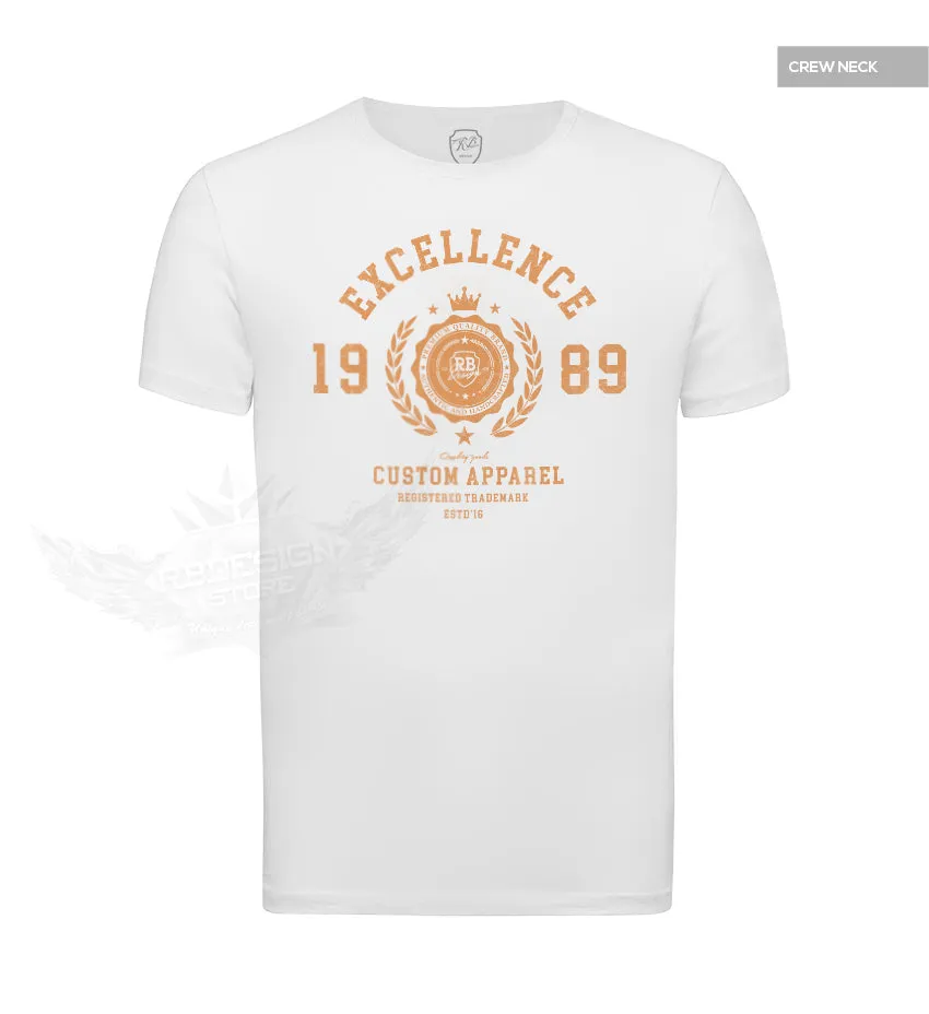 Mens T-shirt "Excellence" MD959 Orange