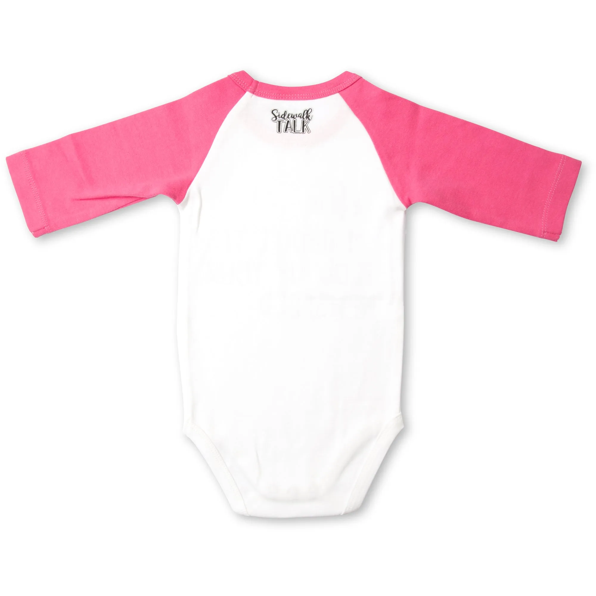 Mermaid 3/4 Length Pink Sleeve Onesie