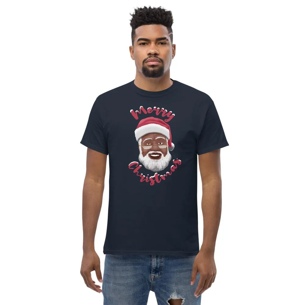 Merry Christmas (Black Santa Claus) Short Sleeve T-Shirt