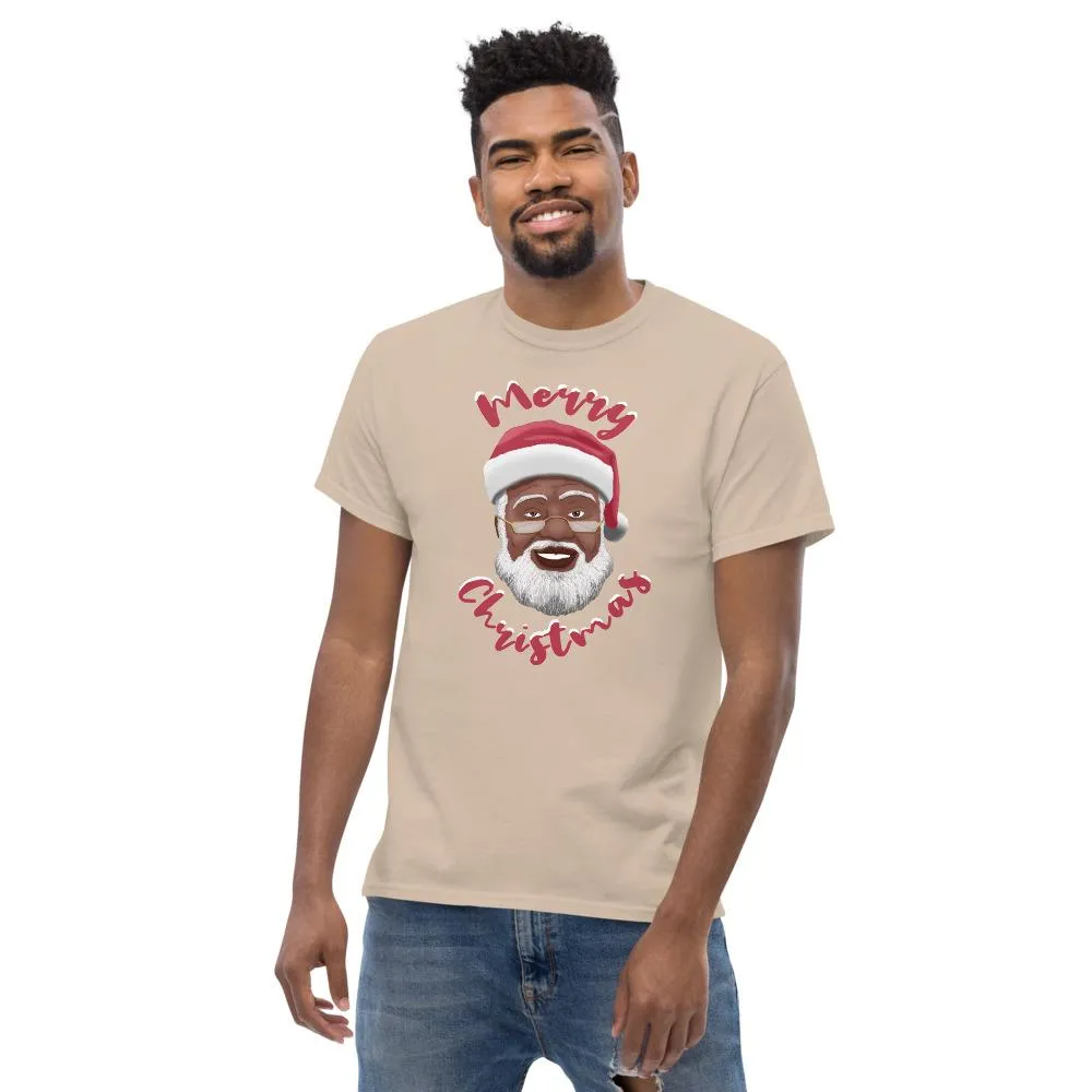 Merry Christmas (Black Santa Claus) Short Sleeve T-Shirt