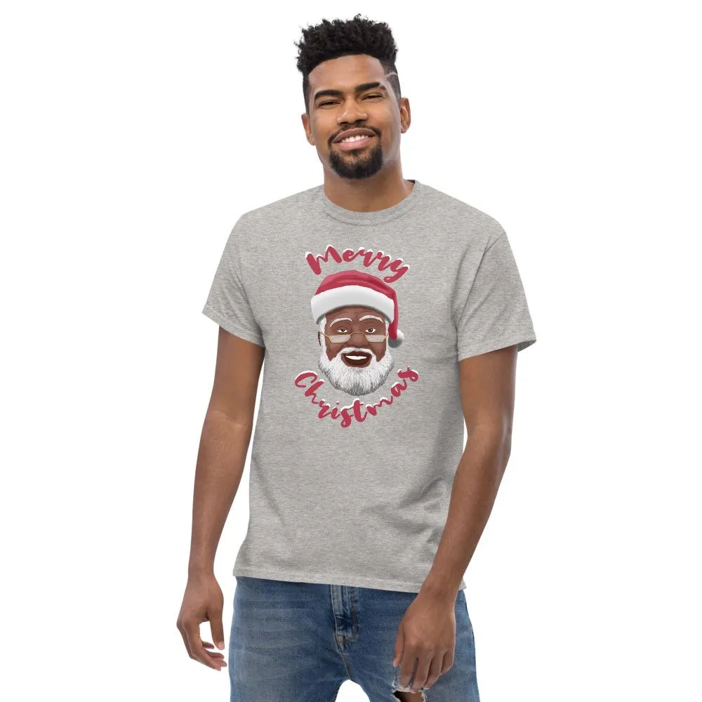 Merry Christmas (Black Santa Claus) Short Sleeve T-Shirt