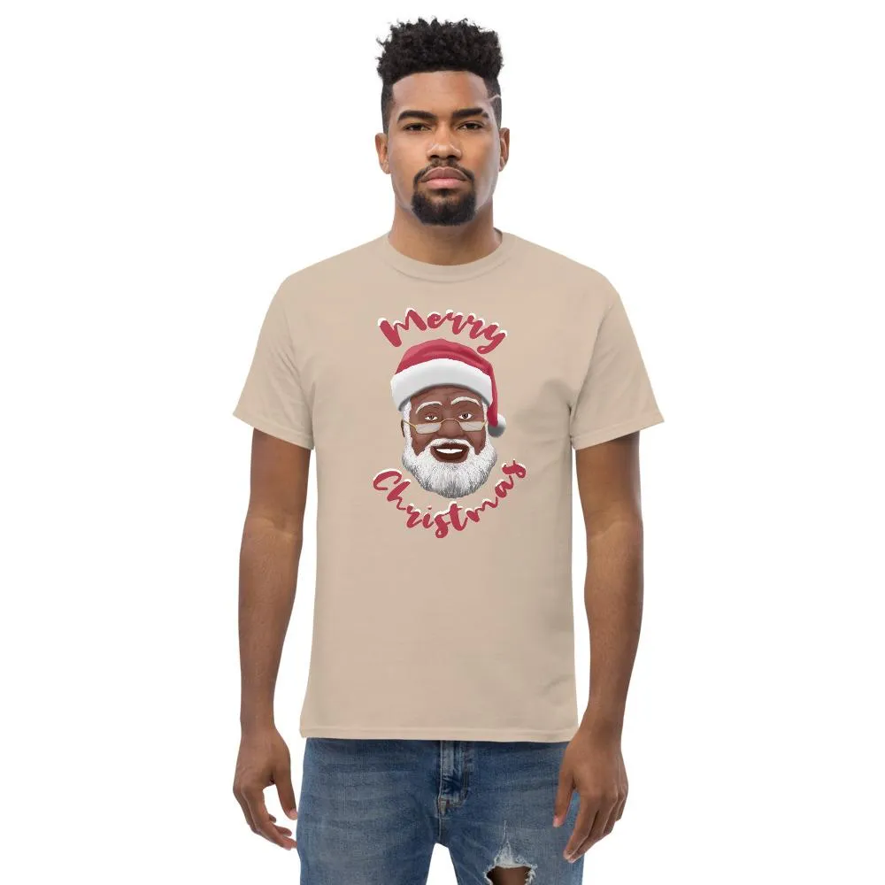 Merry Christmas (Black Santa Claus) Short Sleeve T-Shirt