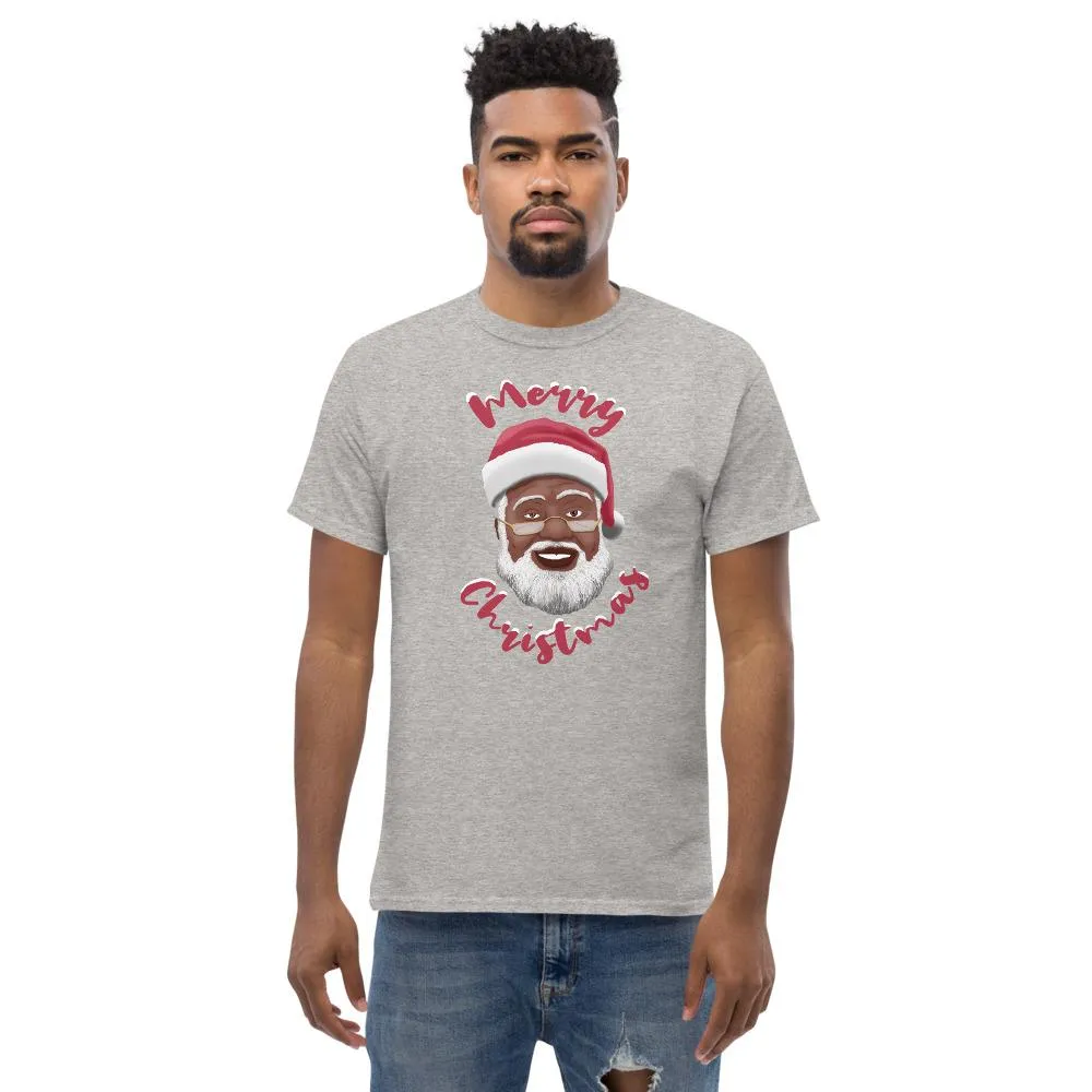 Merry Christmas (Black Santa Claus) Short Sleeve T-Shirt