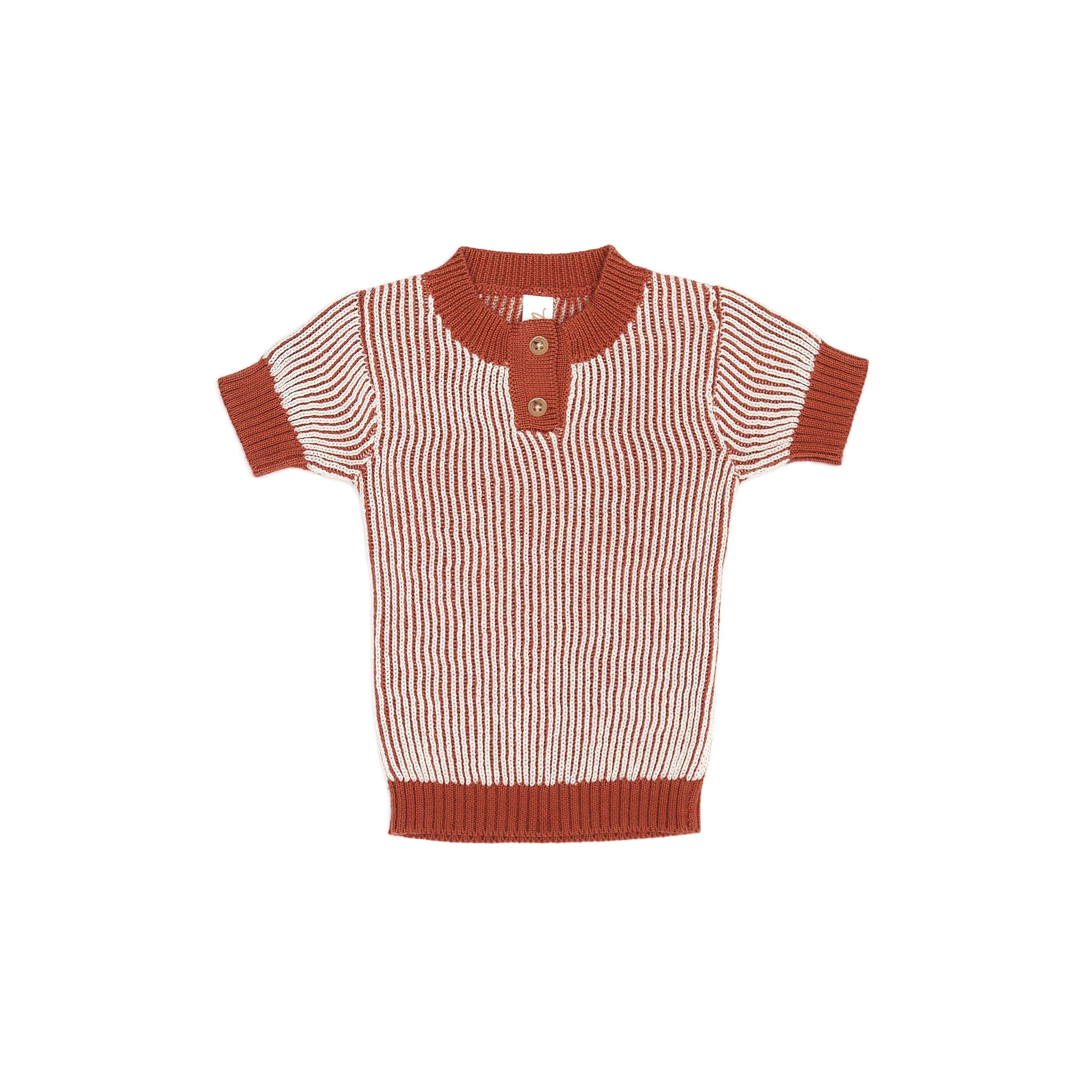 NW022-JAKE TOP-Terracota/Natural