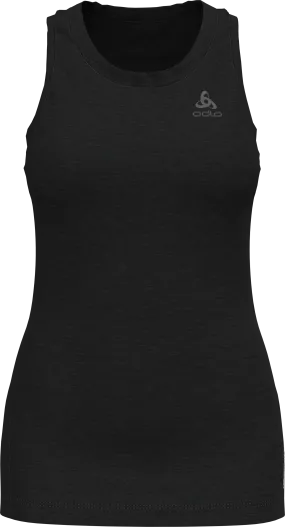 Odlo Women&#x27;s BL Top Crew Neck Singlet Natural Performance Black | Buy Odlo Women&#x27;s BL Top Crew Neck Singlet Natural Performance Black here | Outnorth