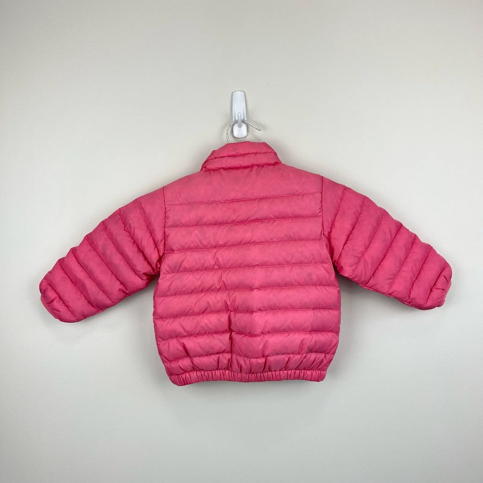 Patagonia Baby Down Sweater Coat Pink 18 Months