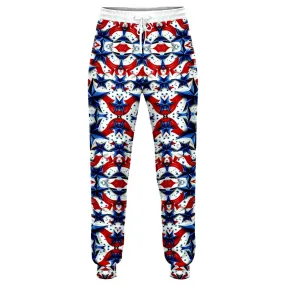 Patriotic Stars and Stripes Athletic Jogger Sweatpants