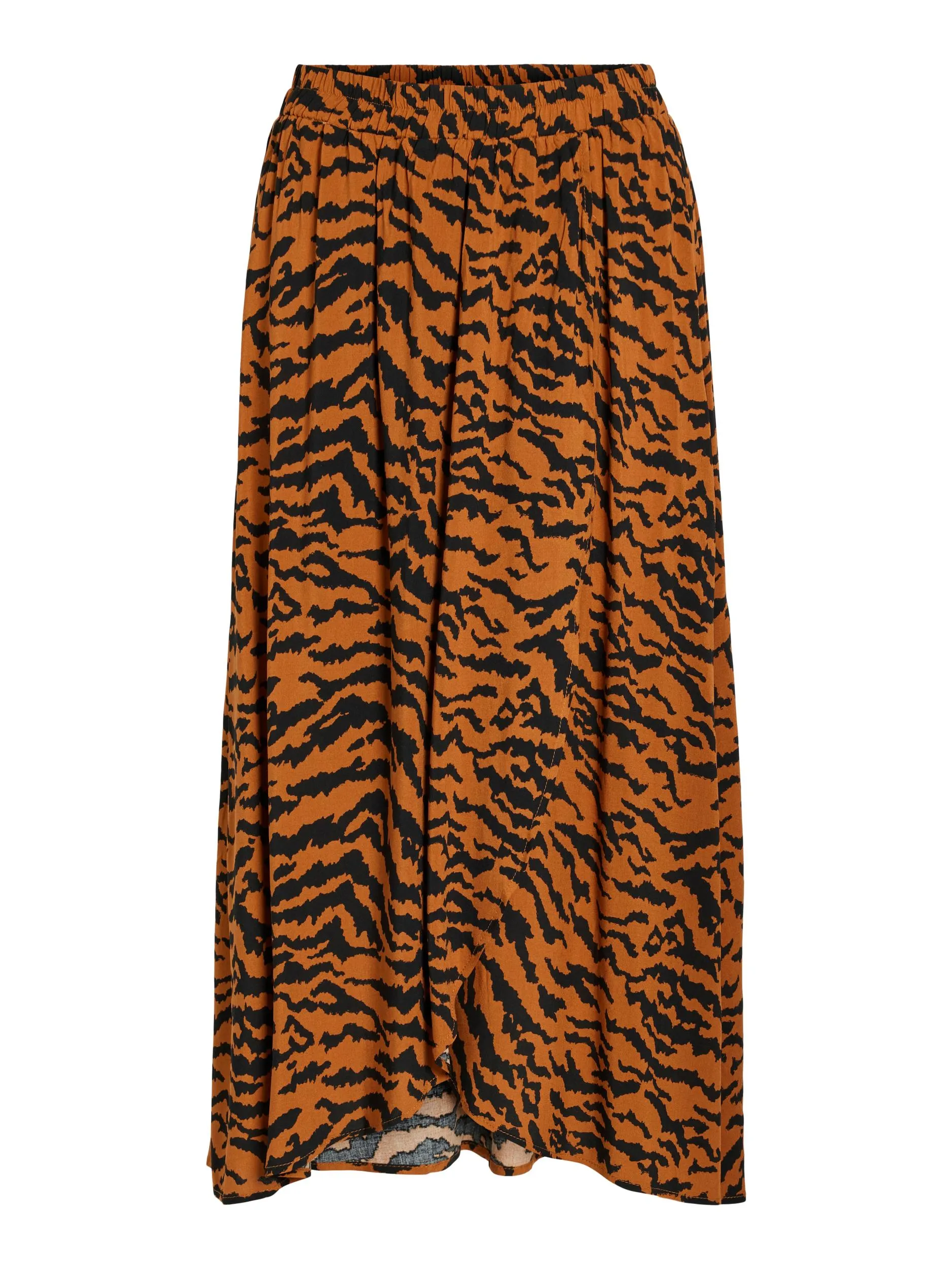 PAYA FAUX WRAP SKIRT (ANIMAL PRINT)