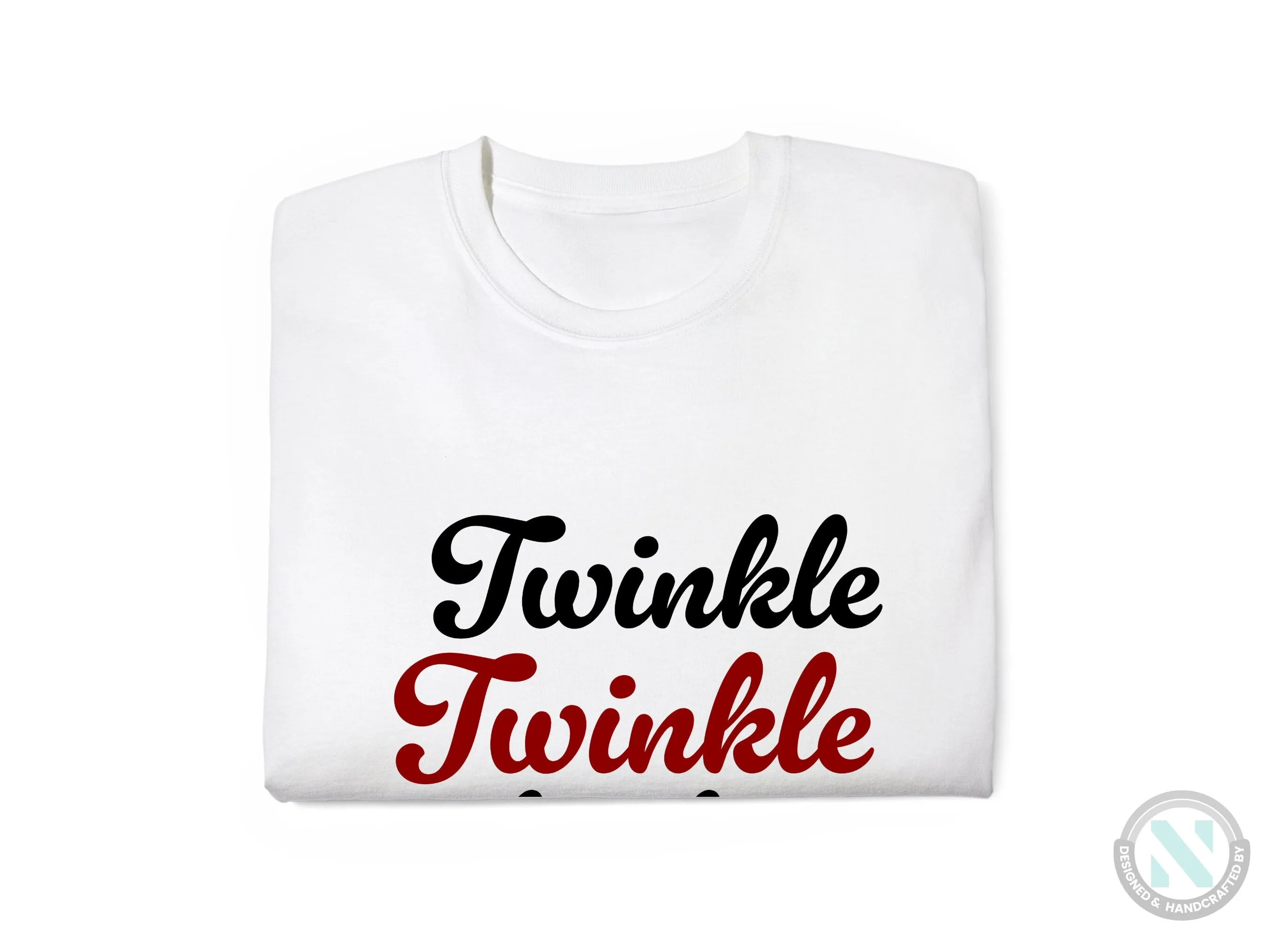 Personalize Name Short Sleeve Baby Bodysuit for Baby Bodysuit with "Twincle Twincle Little"