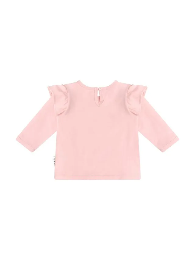 Pink Candy Bear Frill Top