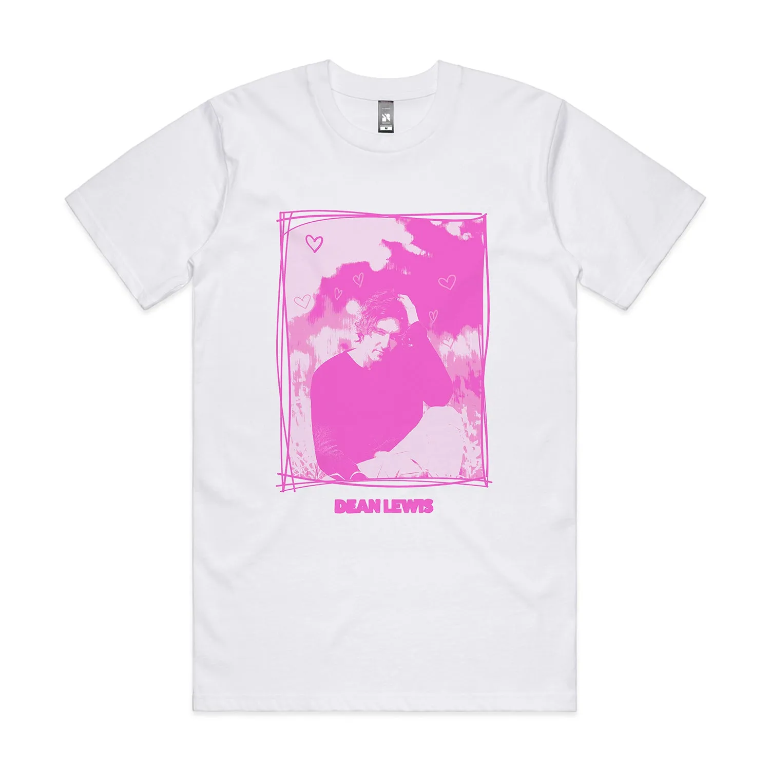 Pink Photo T-Shirt (White)