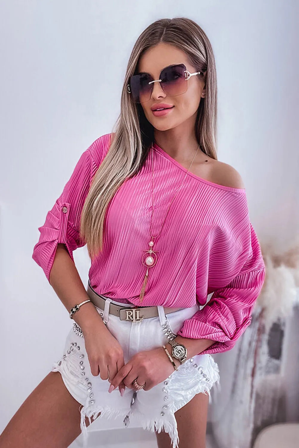 Pink Resort Top, Perfect for Vacation