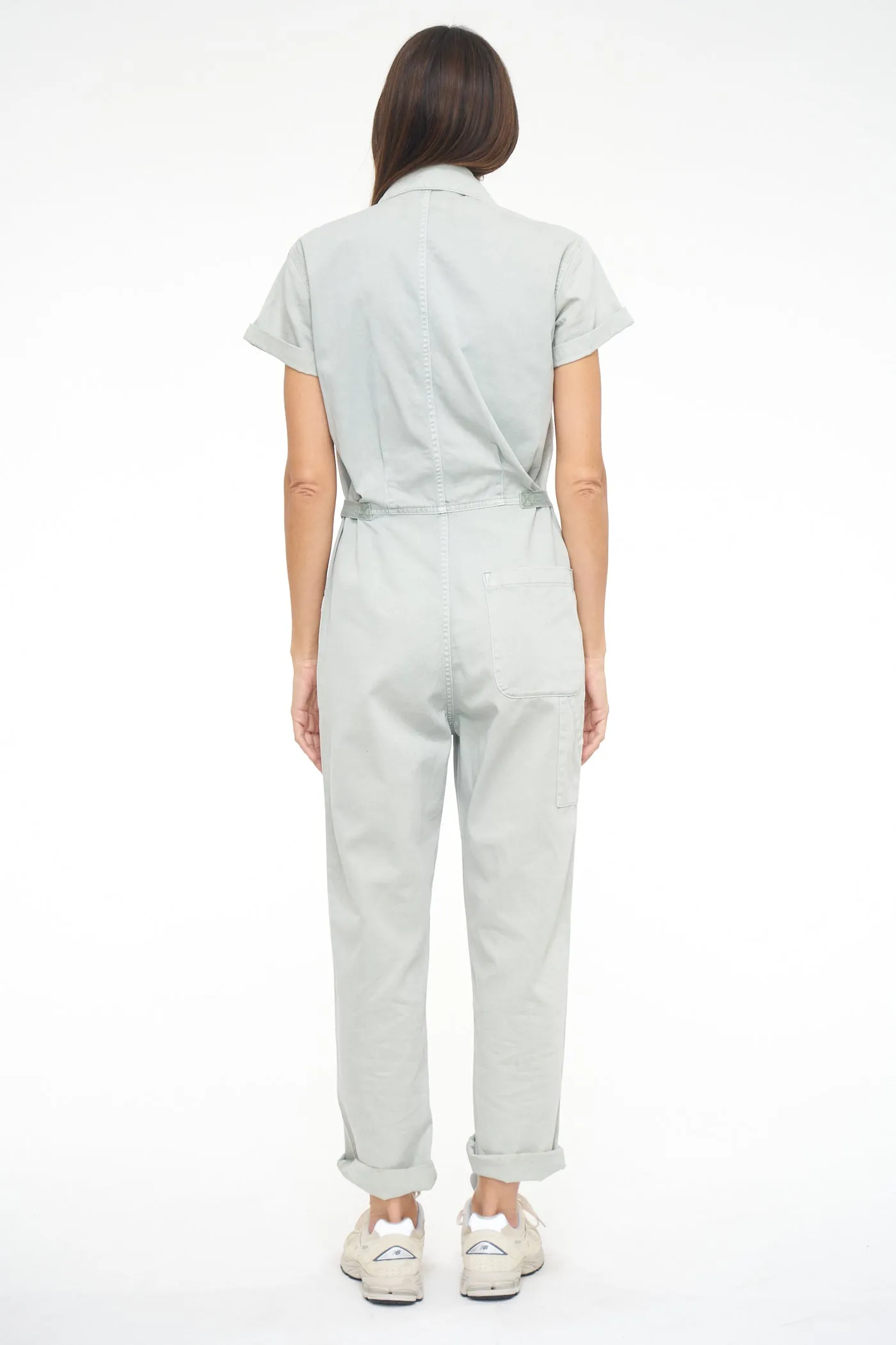 Pistola Grover Short Sleeve Field Worker Jumpsuit - Blue Frost