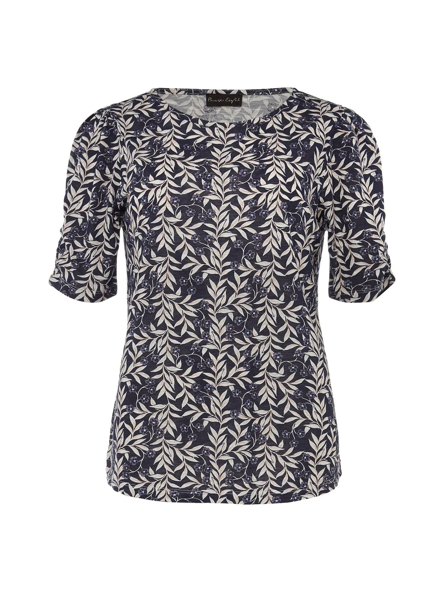 Poppie Leaf Print Top