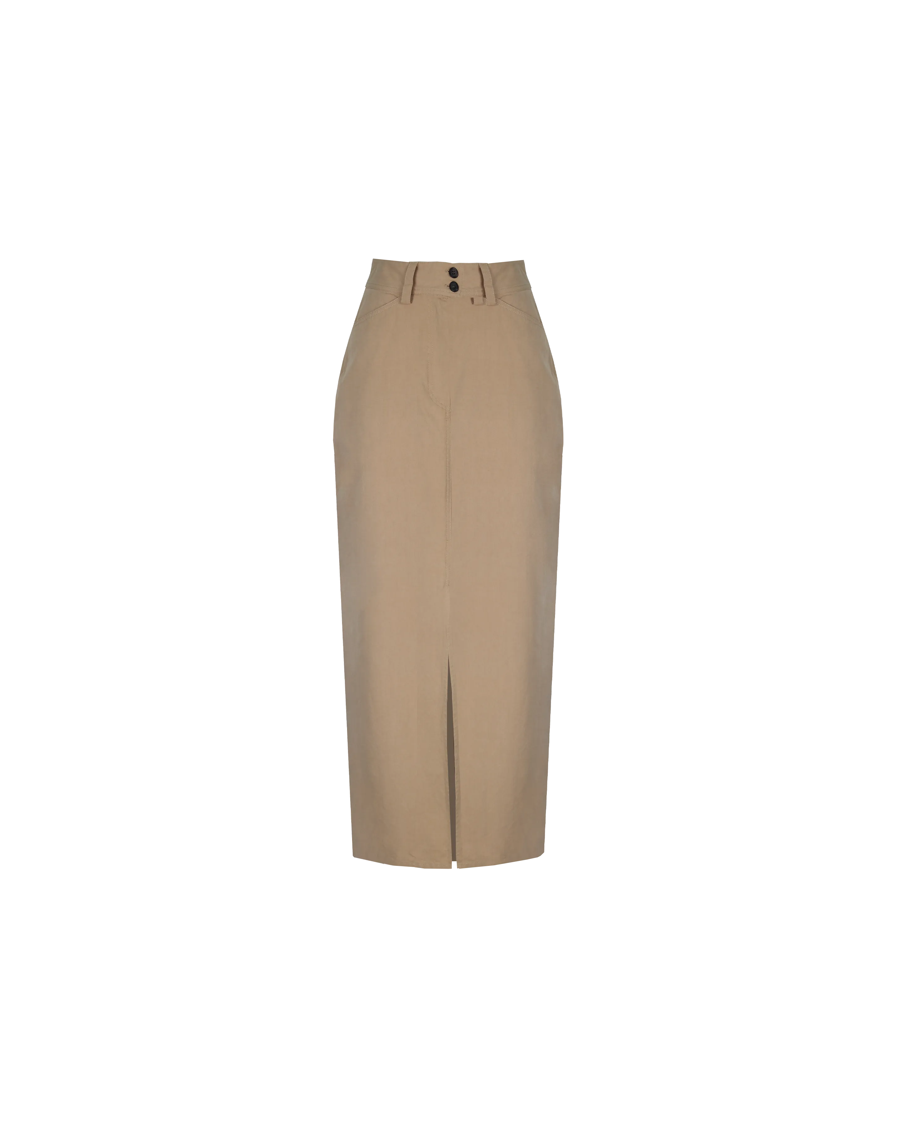 RAFFIA SKIRT CAMEL