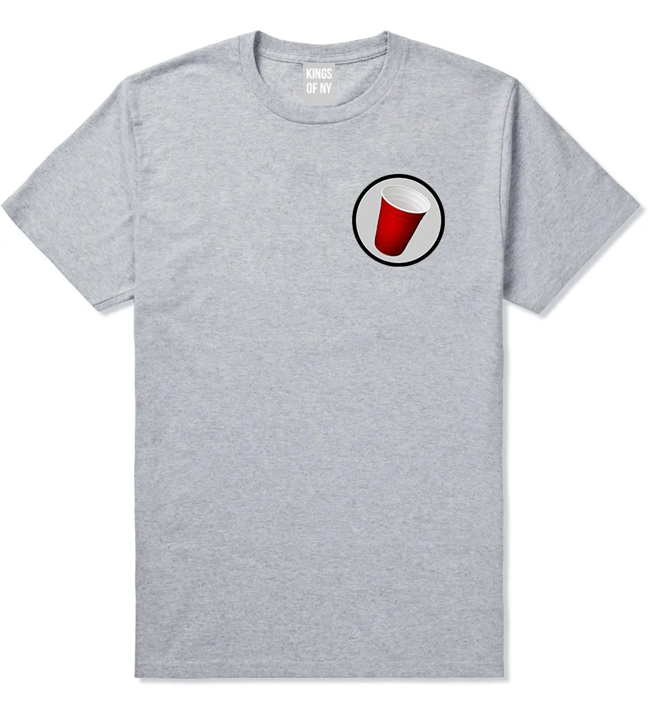 Red Party Cup Chest Mens T-Shirt