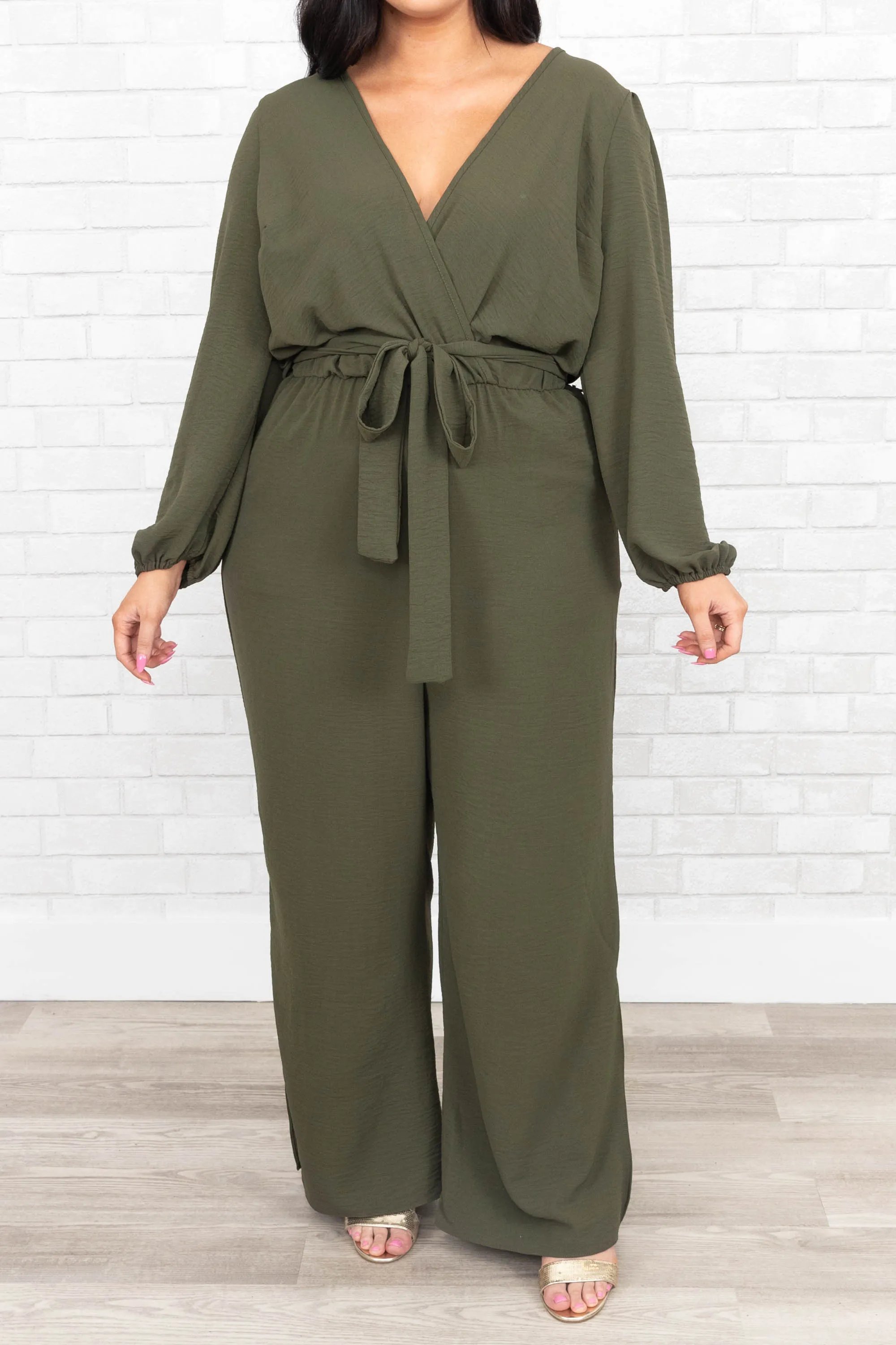 Ruin The Friendship Jumpsuit, Olive