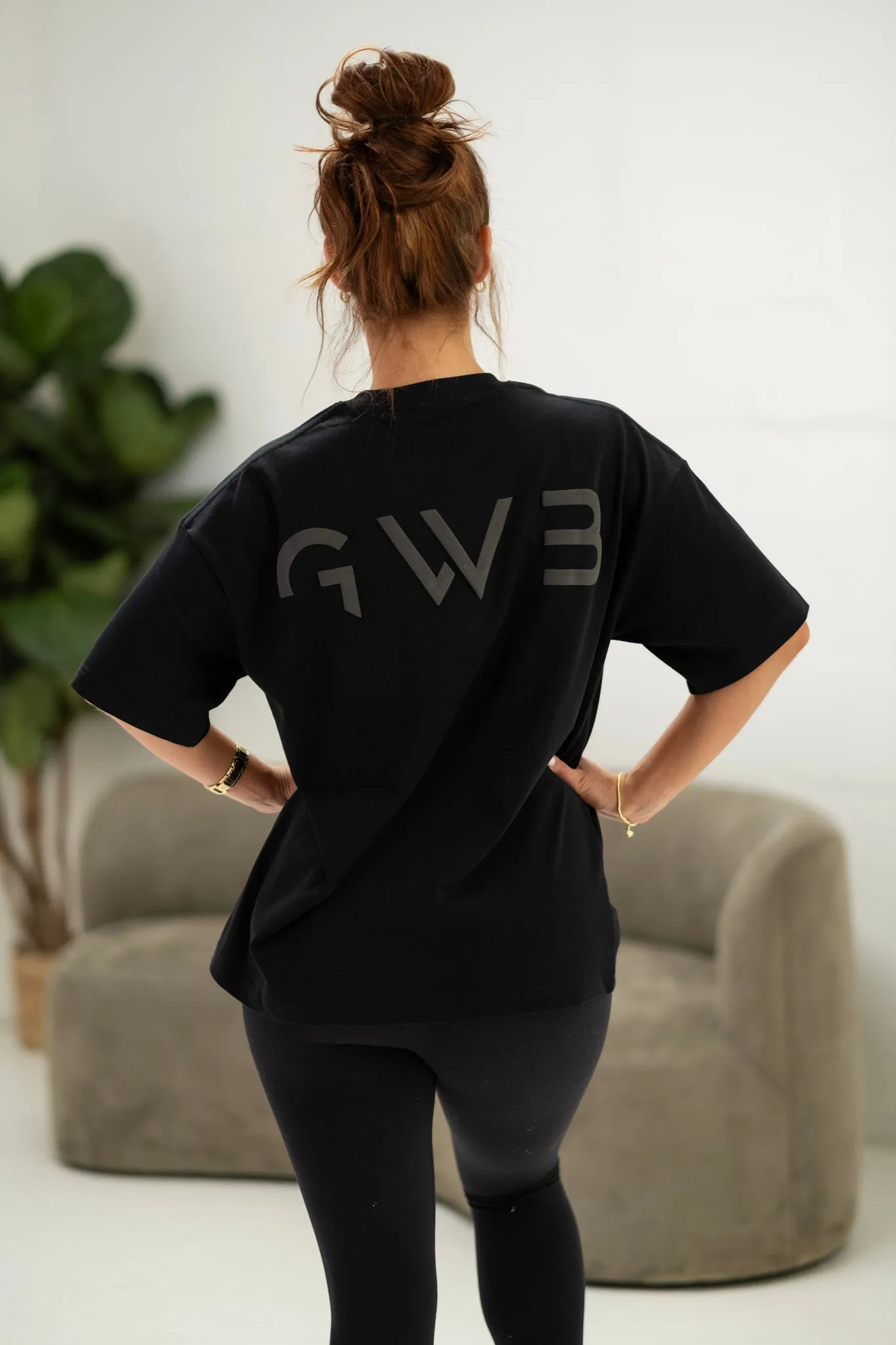 Short-sleeve GWB T-shirt in Black