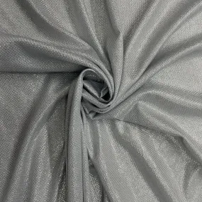 Silver Imorted Lurex Knitted Fabric