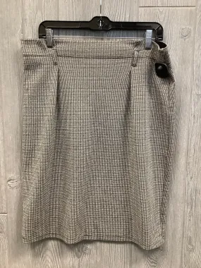 Skirt Midi By Max Edition In Plaid Pattern, Size: 14