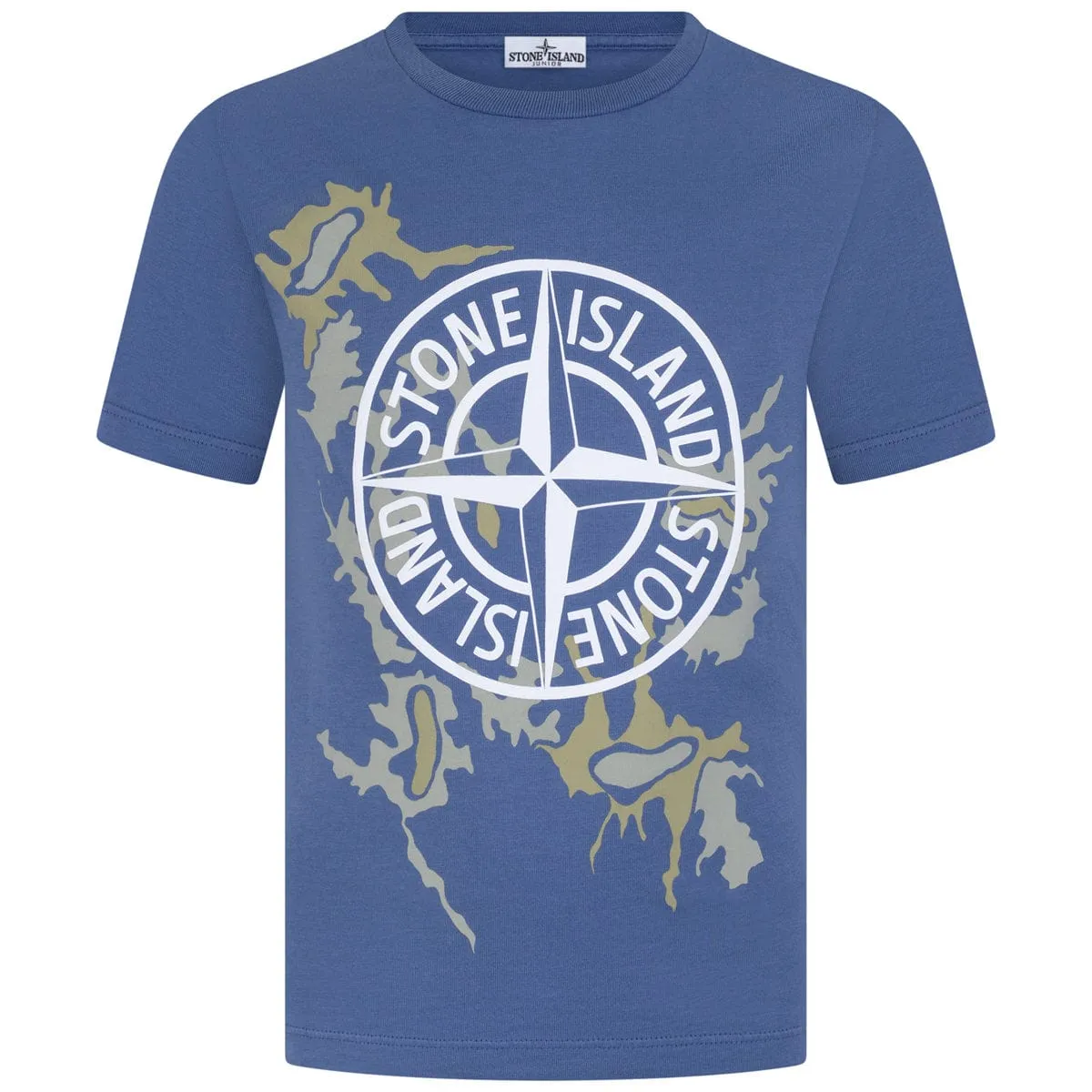 Stone Island Boys T-Shirt - Cotton Logo Print T-Shirt