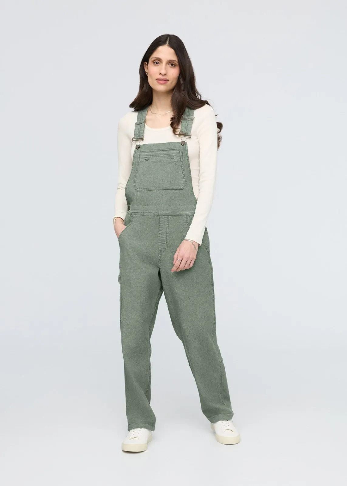 Stretch Canvas Overall - Pine