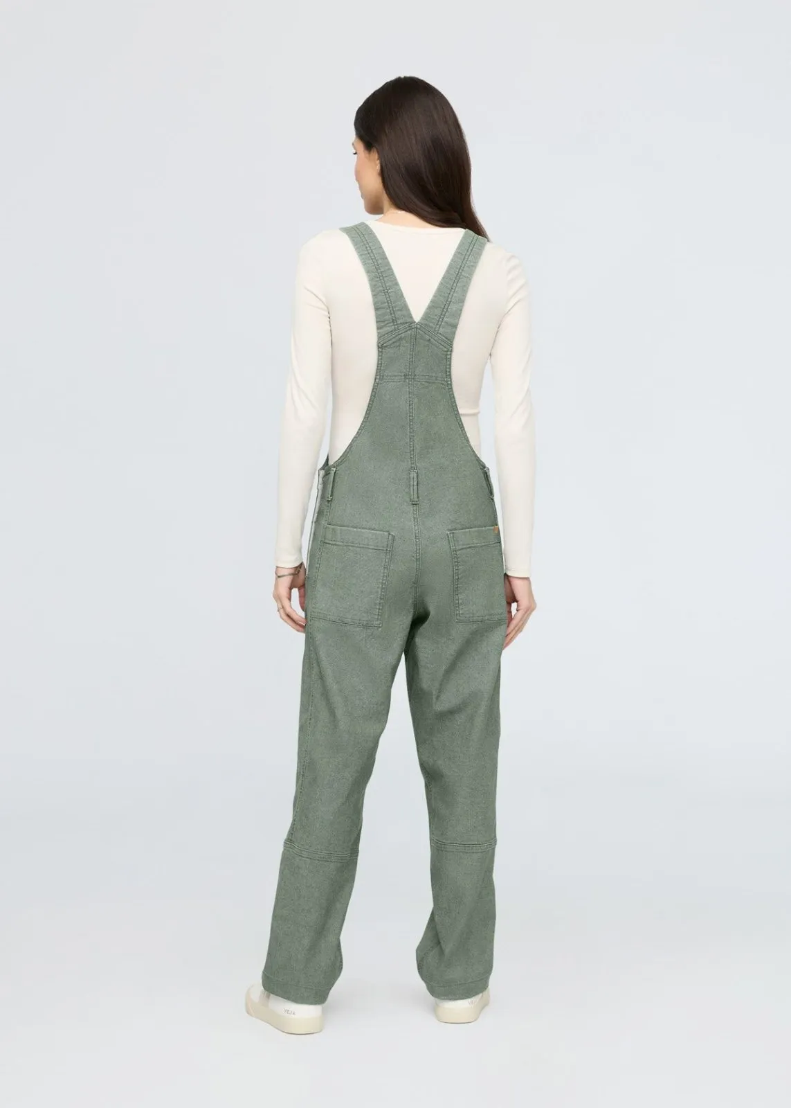 Stretch Canvas Overall - Pine