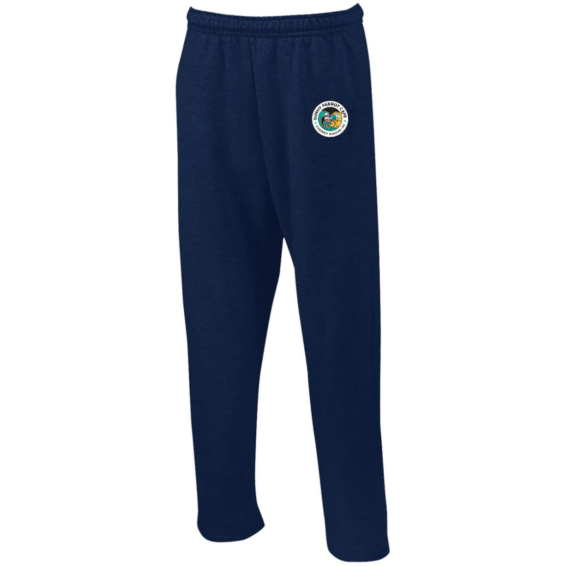 Sunny Parrot Open Bottom Sweatpants with Pockets