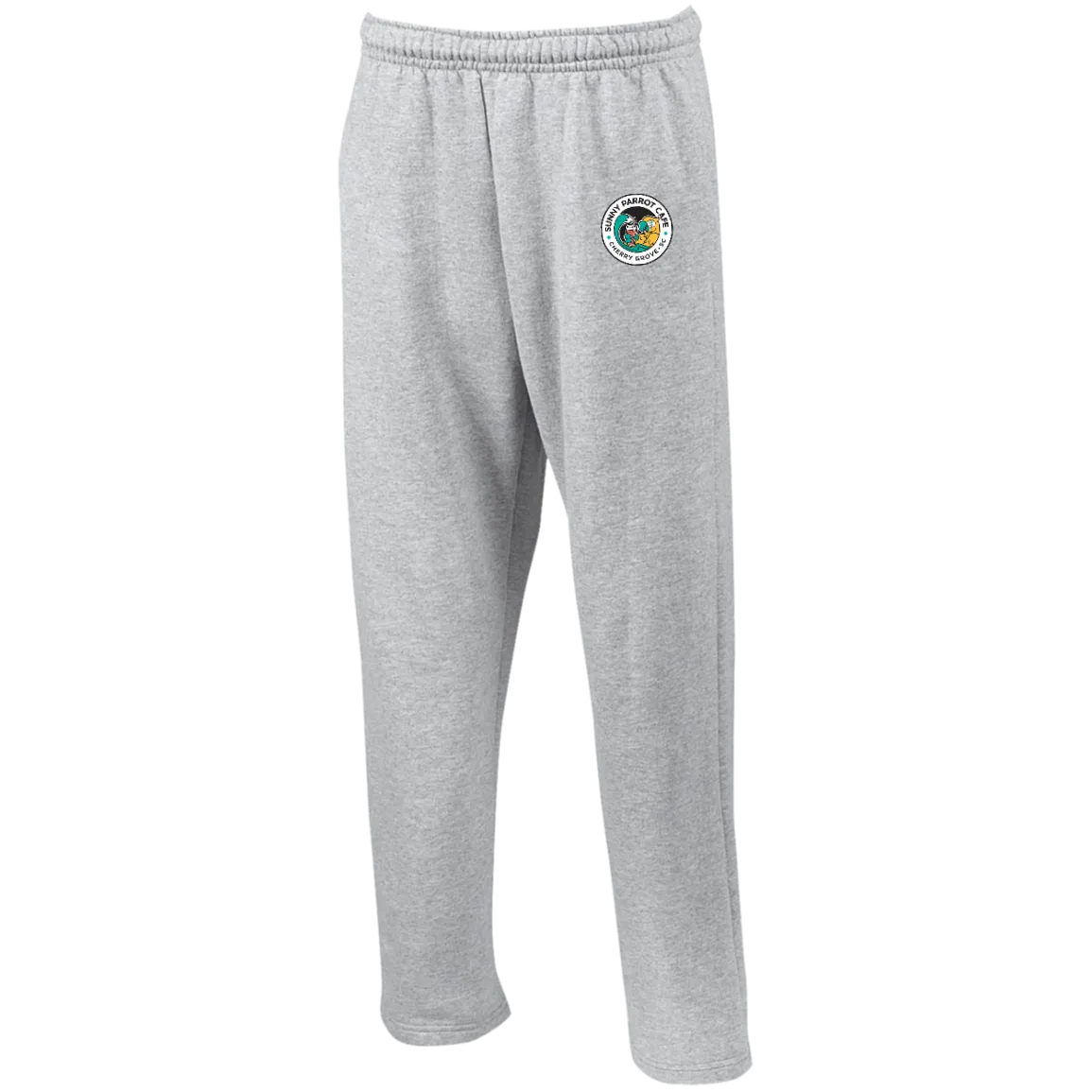 Sunny Parrot Open Bottom Sweatpants with Pockets