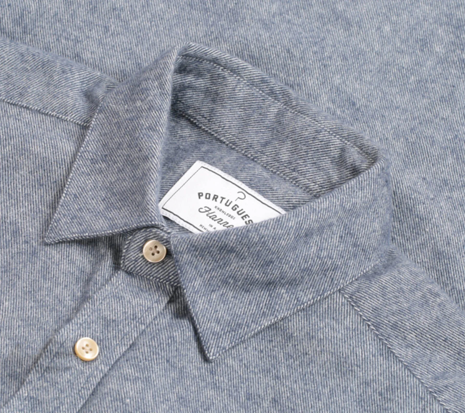 Teca Flannel Shirt | Indigo