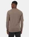 TenTree TreeBlend Classic Henley Long Sleeve - Falcon Heather