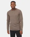 TenTree TreeBlend Classic Henley Long Sleeve - Falcon Heather