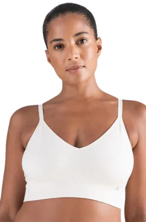 The TENCEL™ Seamless Bralette White Sand