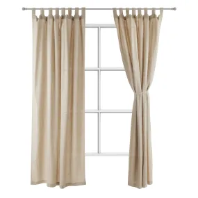 Vinstra Curtain Set [Natural/Natural white]