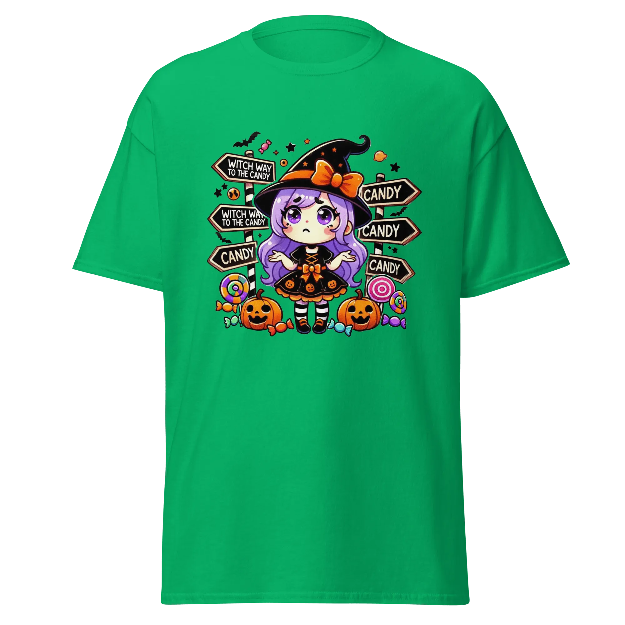 Witch Way To The Candy? - Halloween T-Shirt - Fun Halloween T-Shirt