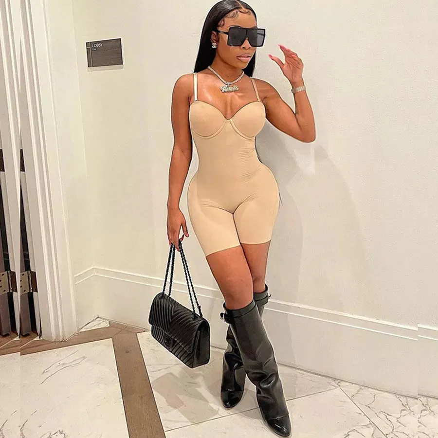 Women Body sculpting bustier jumpsuit